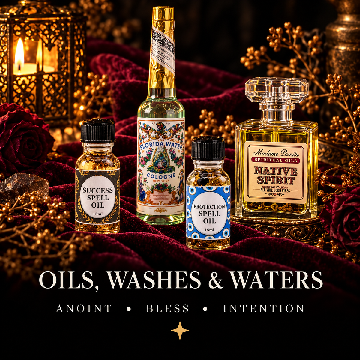 Sacred Oils, Washes & Waters