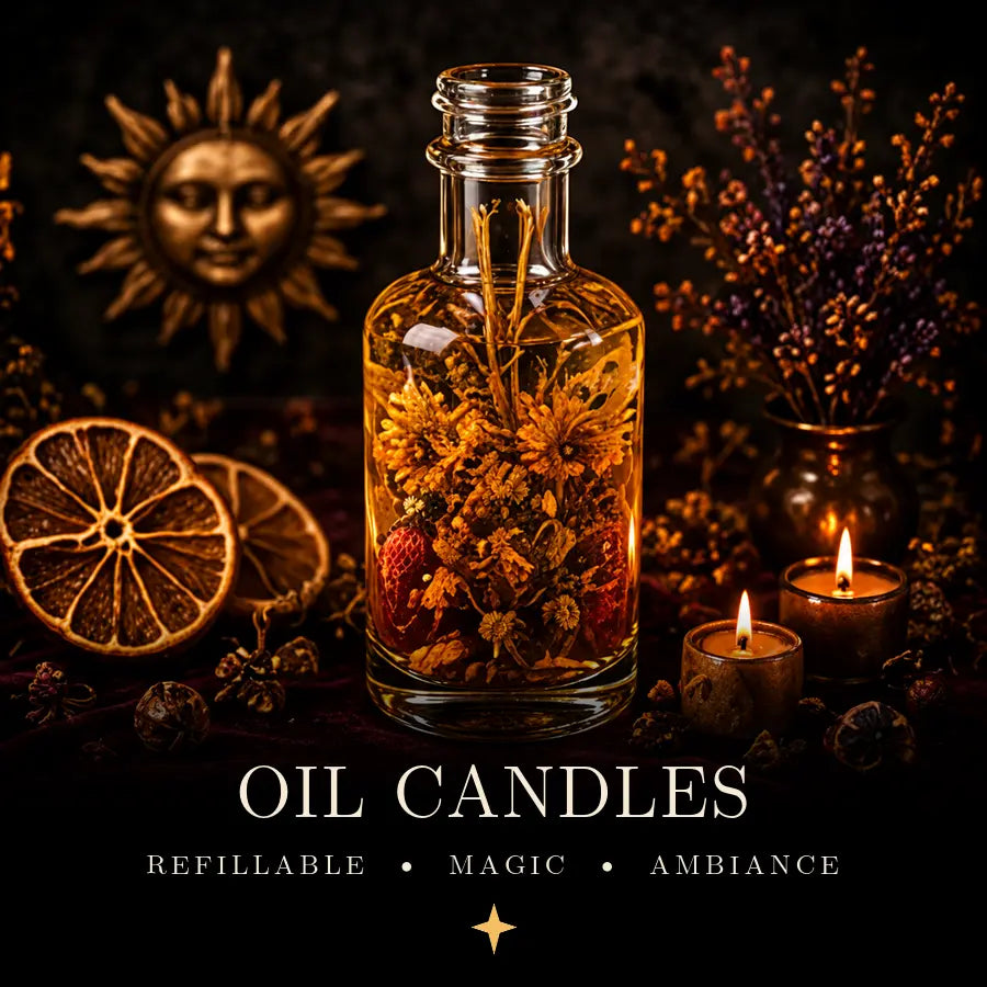 Refillable Oil Candles