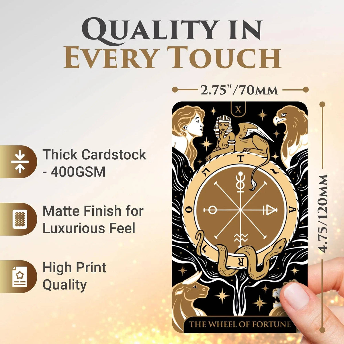 Starlight Gold Tarot – Thorn & Thimble
