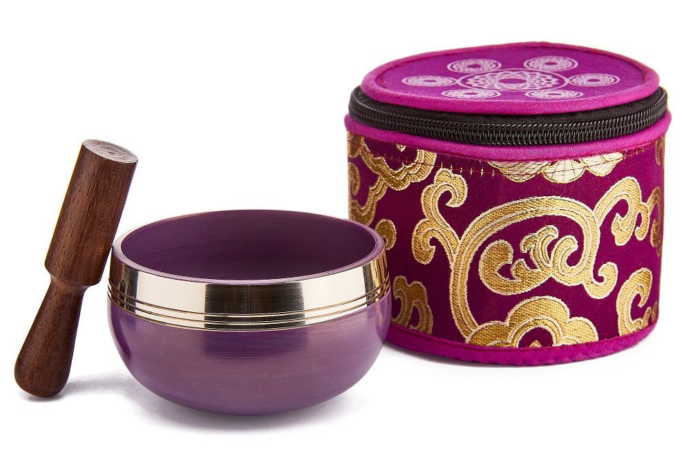 Chakra Singing Bowl – Purple – Thorn & Thimble