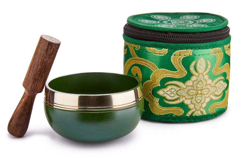 Chakra Singing Bowl – Green – Thorn & Thimble