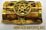 Pentacle inlaid carved bone ritual box – Thorn & Thimble