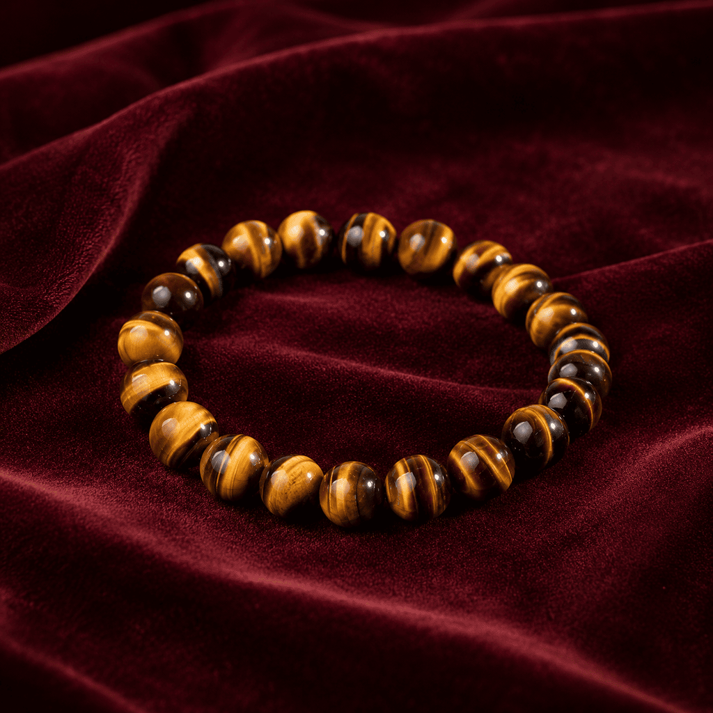 7A Grade Tiger’s Eye Bracelet – Focus & Prosperity – Thorn & Thimble