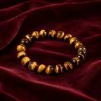 7A Grade Tiger’s Eye Bracelet – Focus & Prosperity – Thorn & Thimble