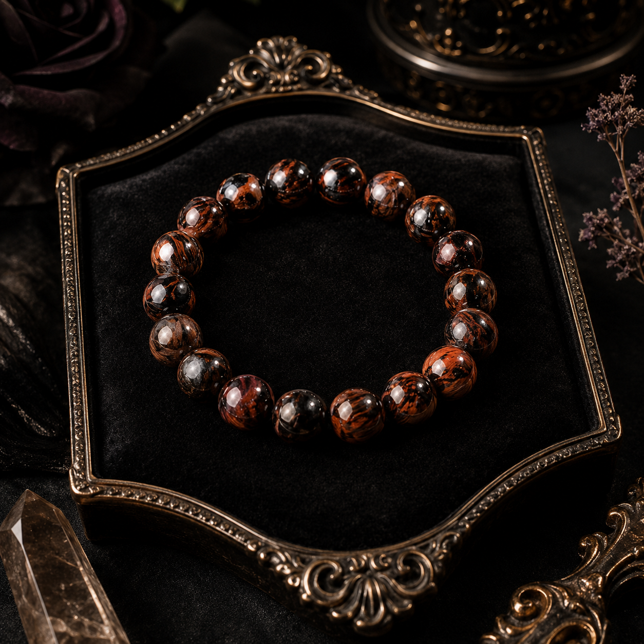 The Self-Sabotage Breaker - Mahogany Obsidian Bracelet