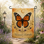 Monarch Butterfly Botanical Garden Flag – Thorn & Thimble