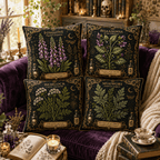 Botanical Foxglove Apothecary Throw Pillow – Thorn & Thimble