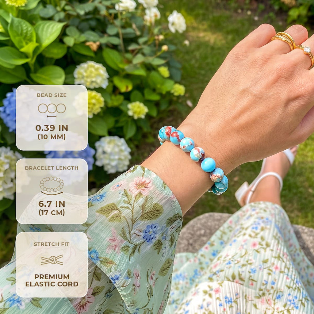 Aqua Terra Jasper Boundary Bracelet