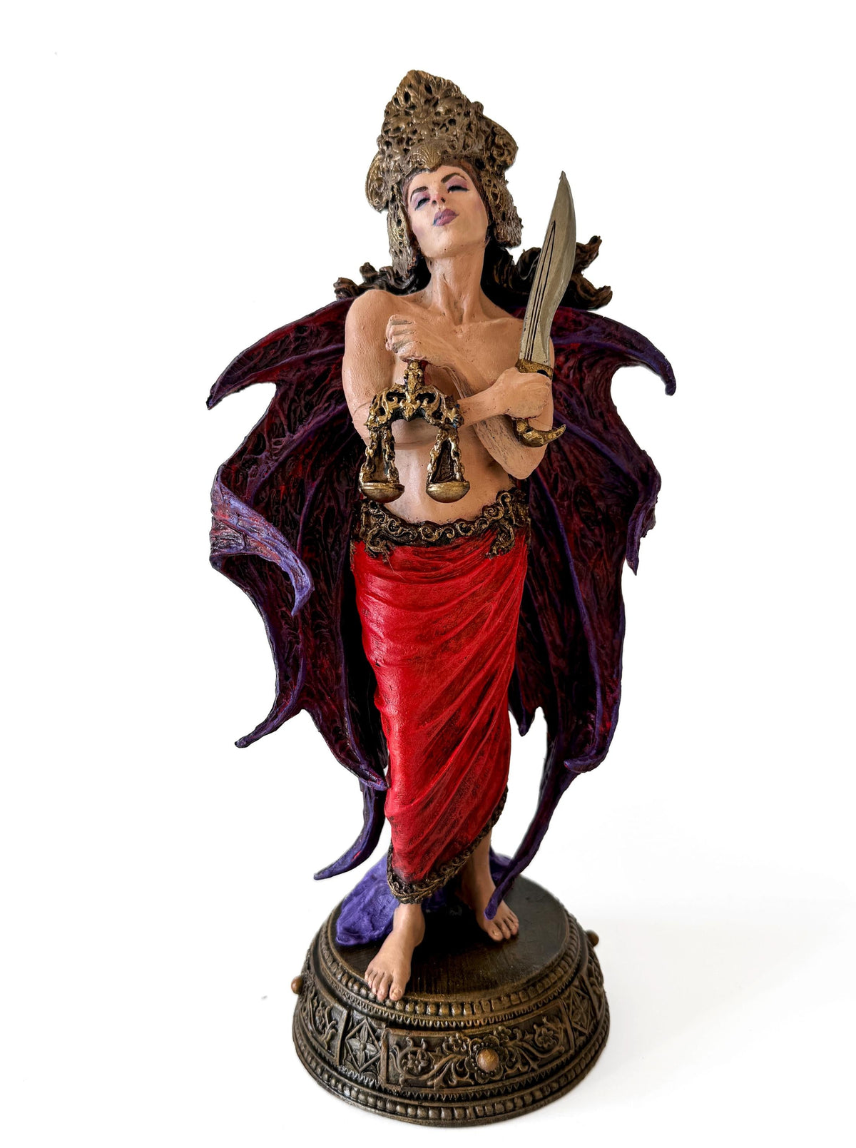 Nemesis & Themis Goddess Statue – Full Color – Thorn & Thimble