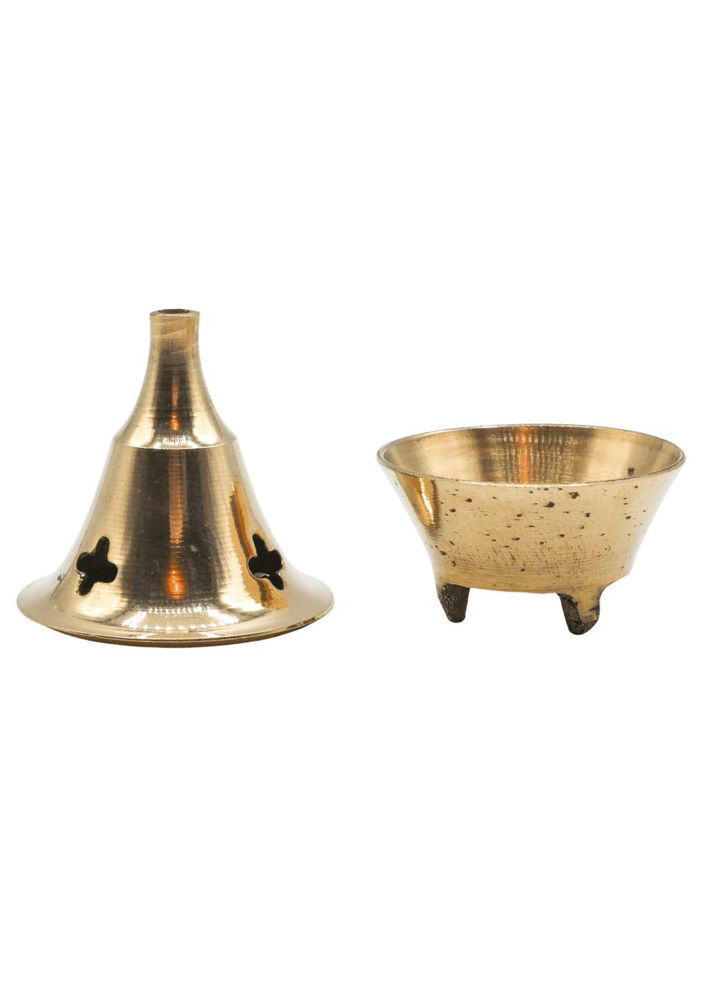 3.5-Inch Brass Cone Incense Burner – Thorn & Thimble