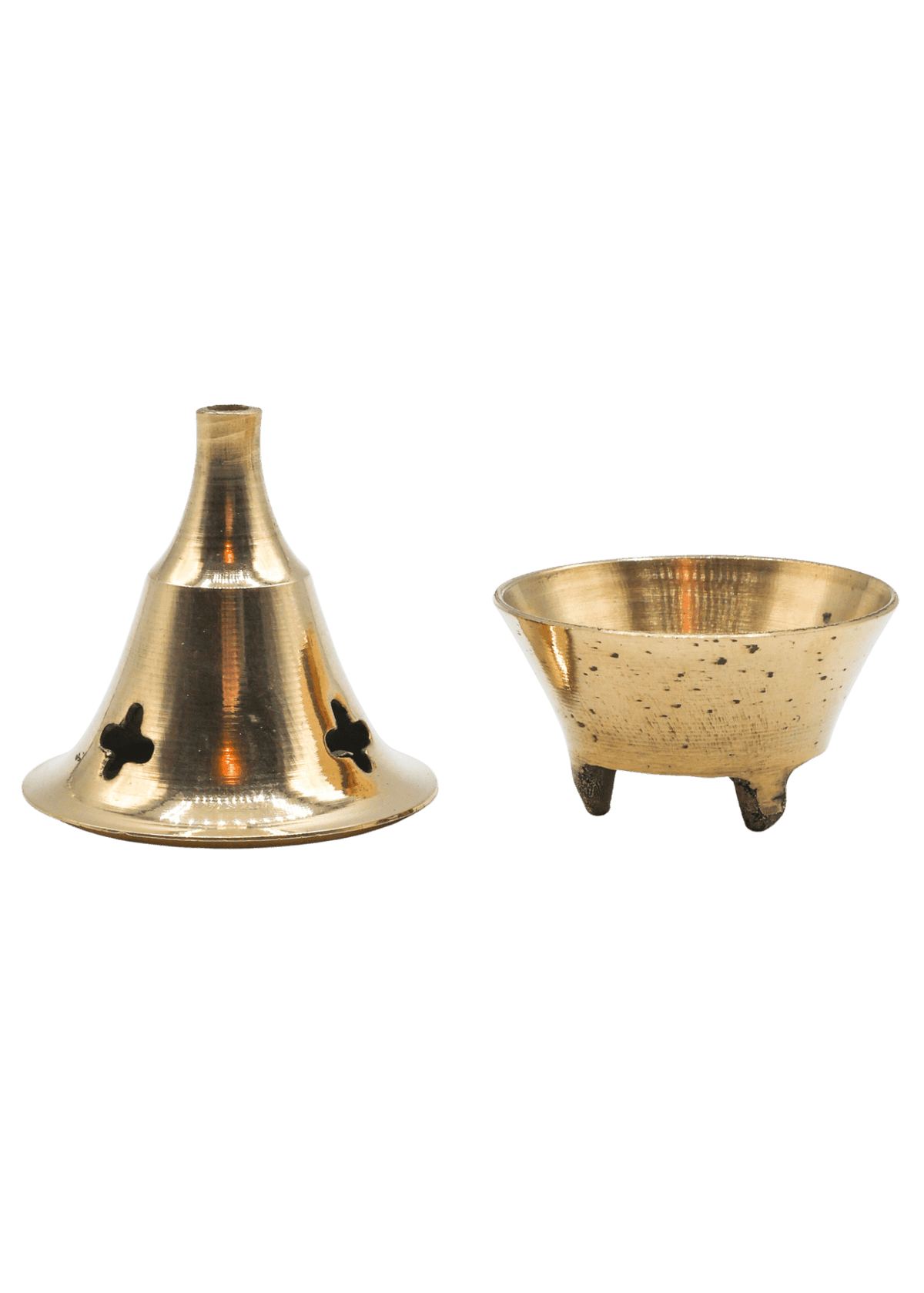 3.5-Inch Brass Cone Incense Burner – Thorn & Thimble
