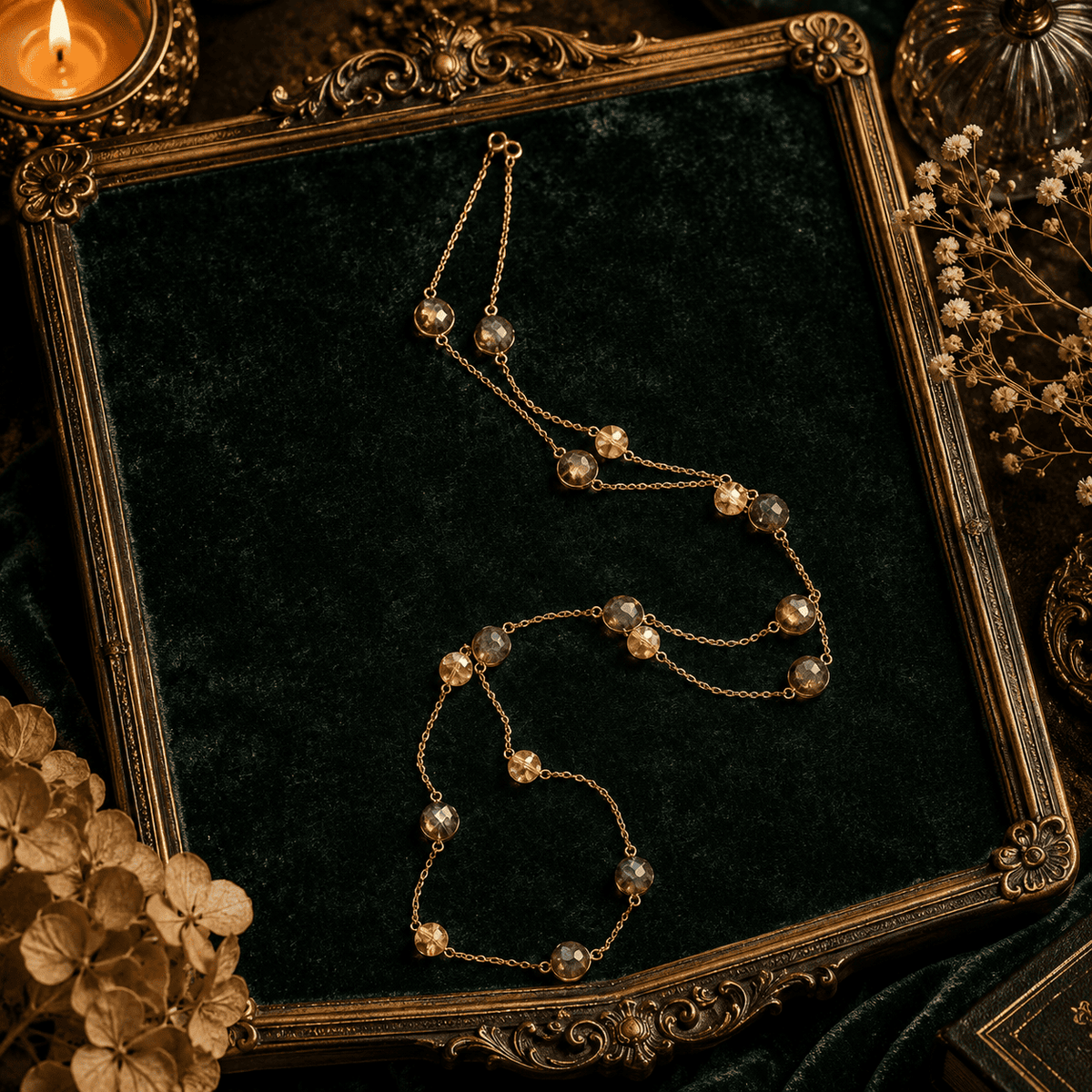 Long Labradorite 36-Inch Layering Chain – Thorn & Thimble