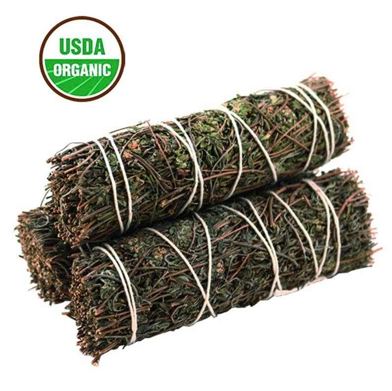 Thyme Sage Smudge Stick (4 in.) – Thorn & Thimble