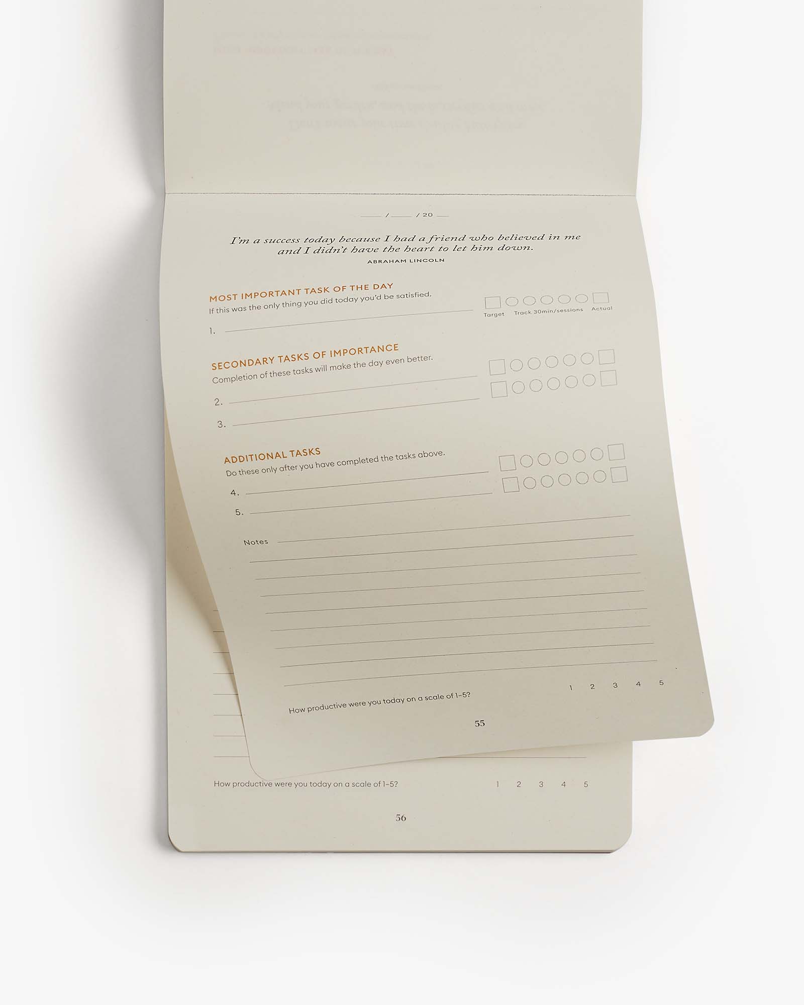 Daily Focus Planning Sheets