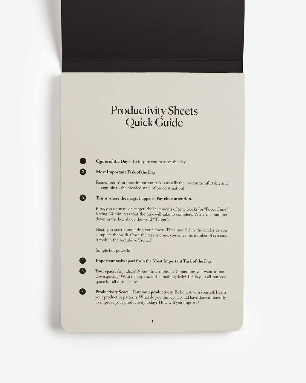 Daily Focus Planning Sheets