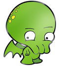 My Little Cthulhu Pin: Cthulhu