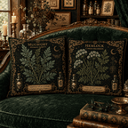 Botanical Mugwort Apothecary Throw Pillow – Thorn & Thimble