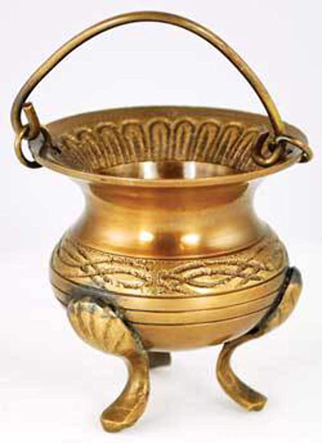 Celtic Knot Brass Cauldron – Thorn & Thimble