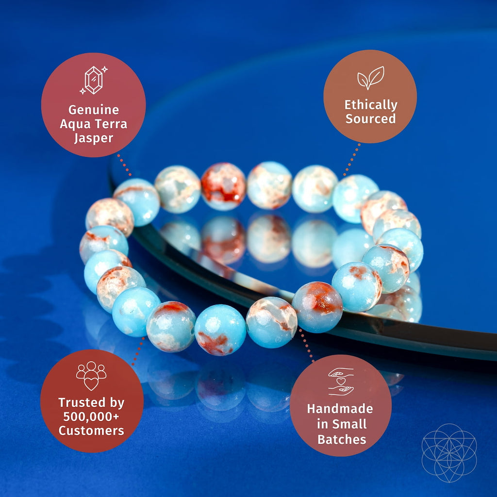 Aqua Terra Jasper Boundary Bracelet