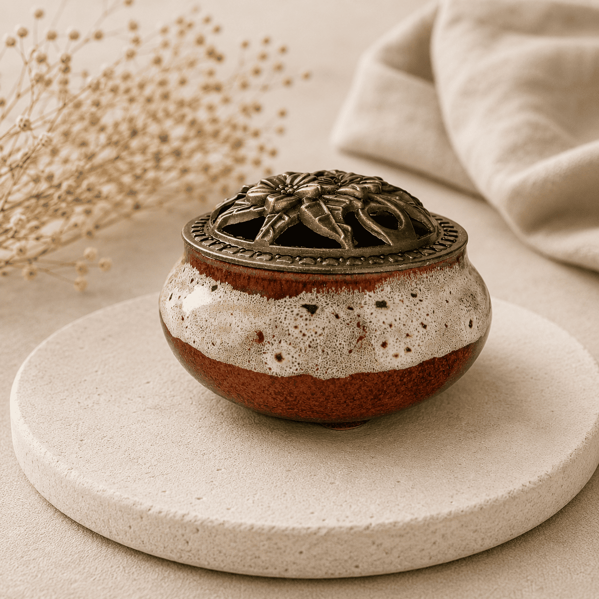 Ceramic Incense Burner & Smudge Bowl – Thorn & Thimble