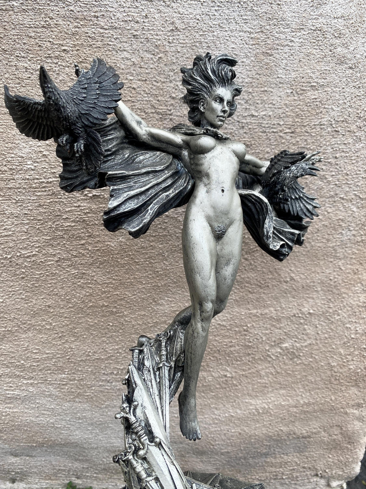 The Morrigan Celtic Goddess Statue – Thorn & Thimble