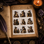 Chicken Witches Cute Cottagecore Sticker Sheet – Thorn & Thimble