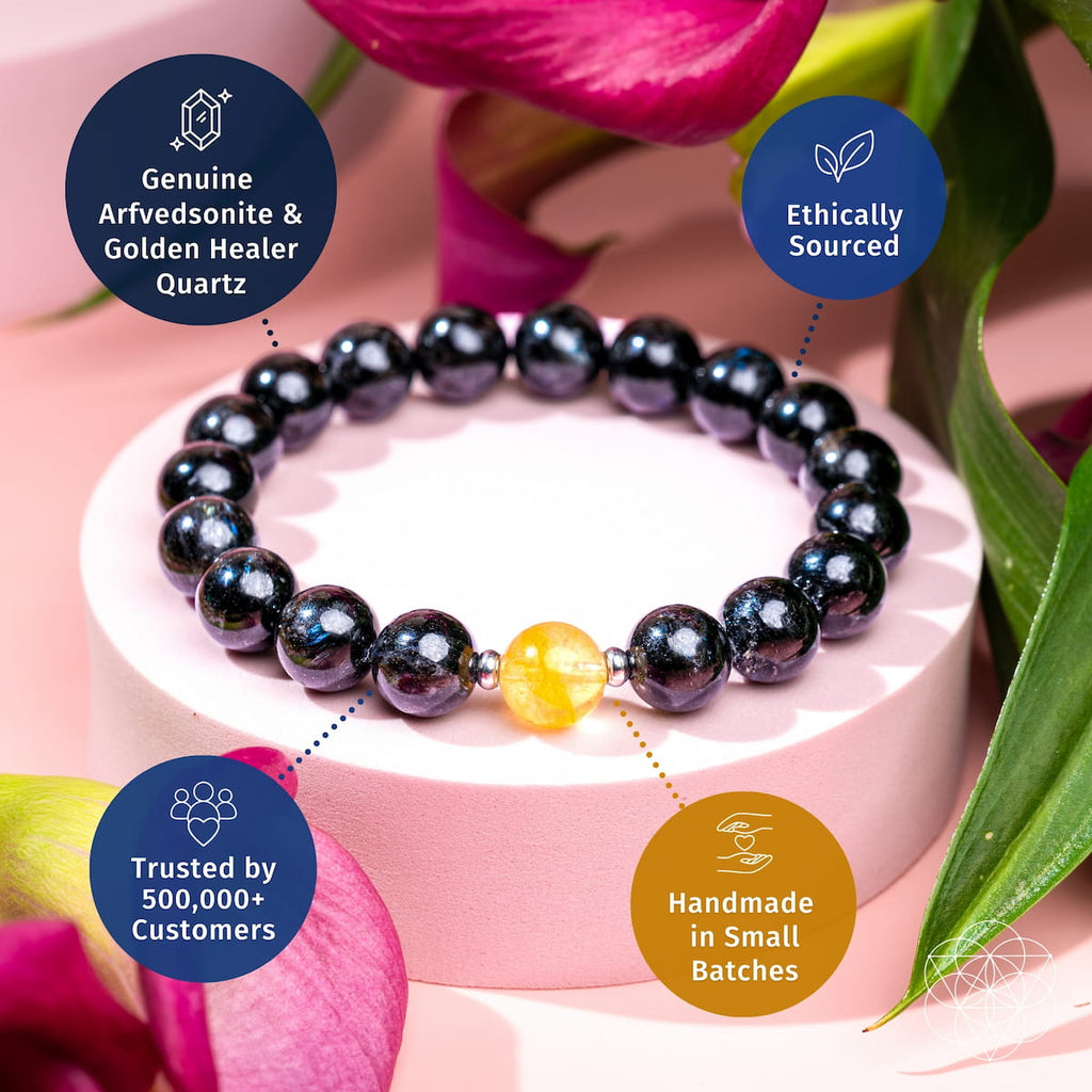 Arfvedsonite Vision Stone Bracelet