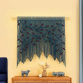 Aura Peacock Terracotta Macrame Window Curtain