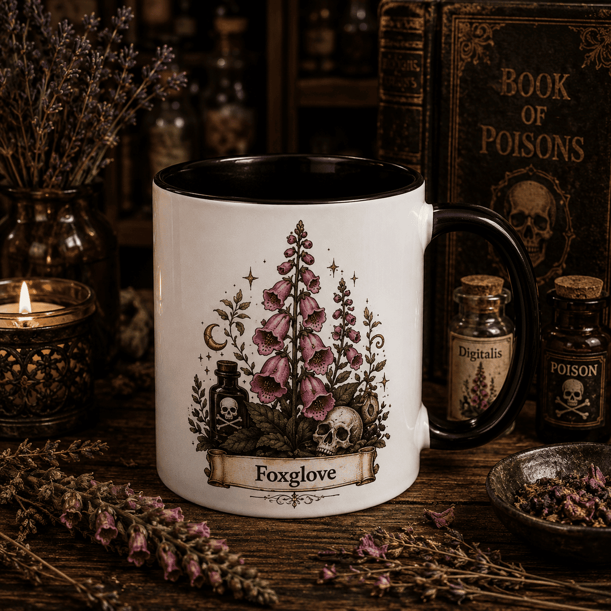 Foxglove Apothecary Botanical Ceramic Mug – Thorn & Thimble