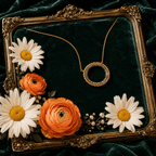 Labradorite Halo Floating Pendant Necklace – Thorn & Thimble