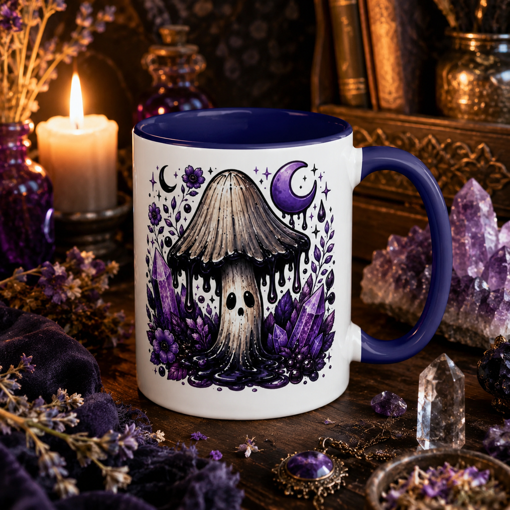 Mushroom B Mug with Color Inside