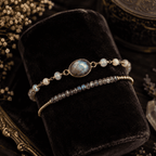 Labradorite Adjustable Stacking Bracelet Set – Thorn & Thimble