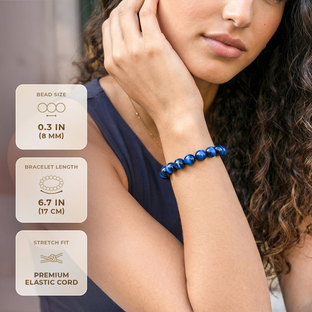 Blue Tiger’s Eye Bracelet