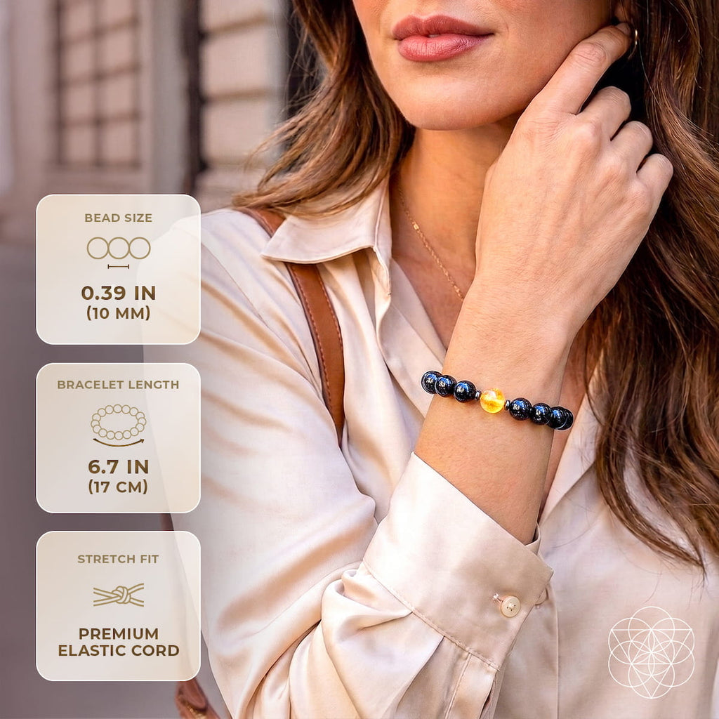 Arfvedsonite Vision Stone Bracelet