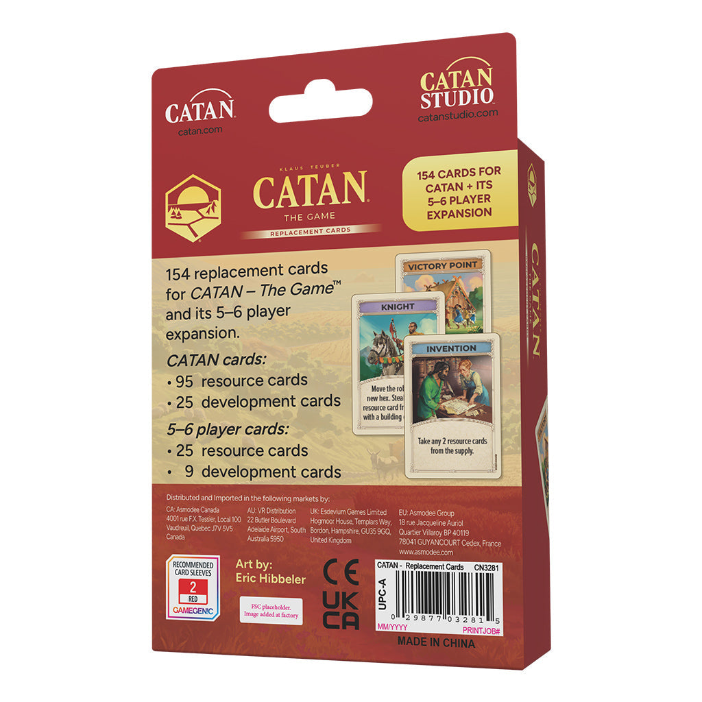 Catan: Replacement Cards