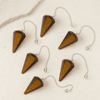 Tiger’s Eye Faceted Crystal Pendulum – Thorn & Thimble