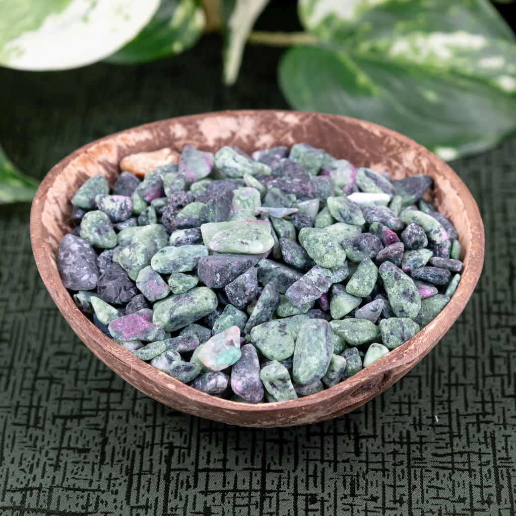 Ruby Zoisite Crystal Chips – 1 lb – Thorn & Thimble