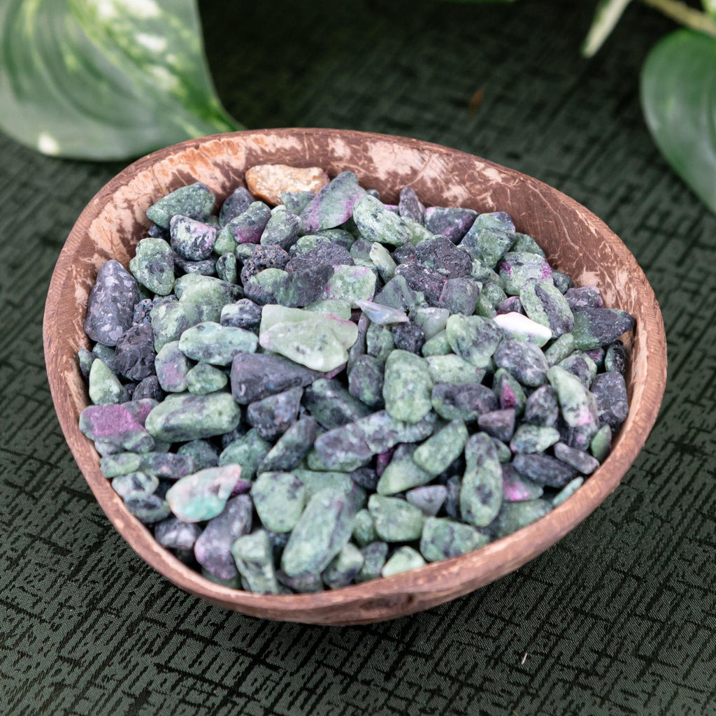 Ruby Zoisite Crystal Chips – 1 lb – Thorn & Thimble