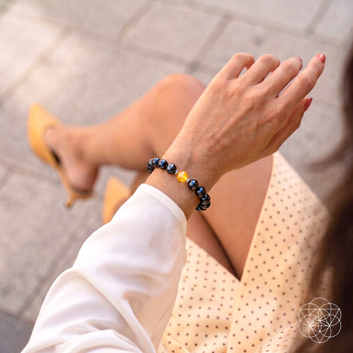Arfvedsonite Vision Stone Bracelet