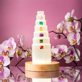 Seven-Stone Crystal Sanctuary Lamp