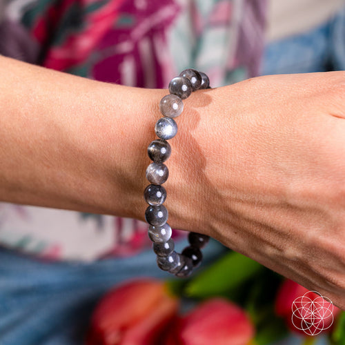 Black Moonstone Boundaries Bracelet