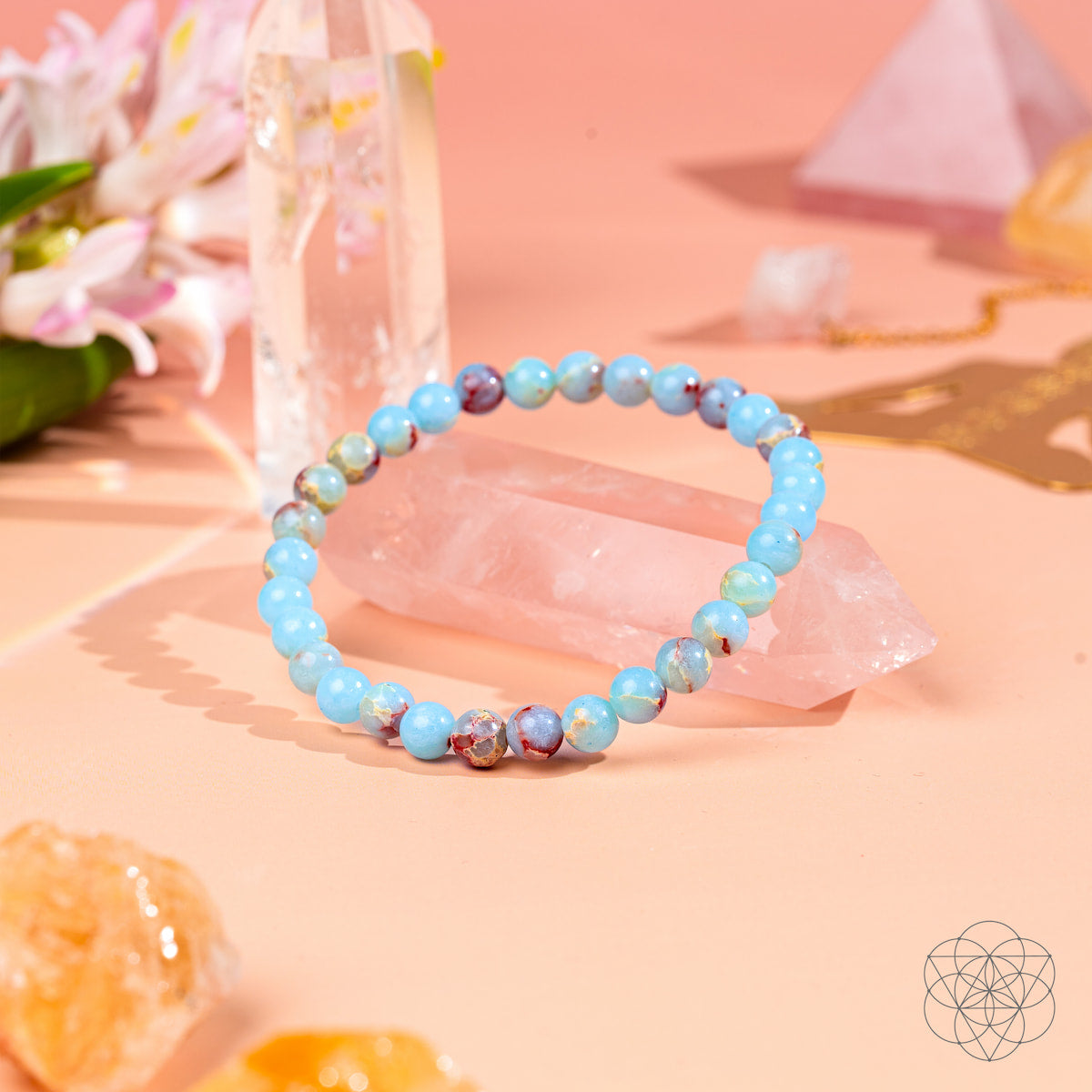 Aqua Terra Jasper Boundary Bracelet | 6mm