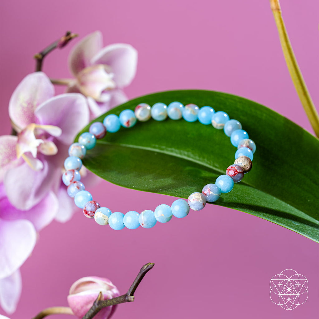 Aqua Terra Jasper Boundary Bracelet | 6mm