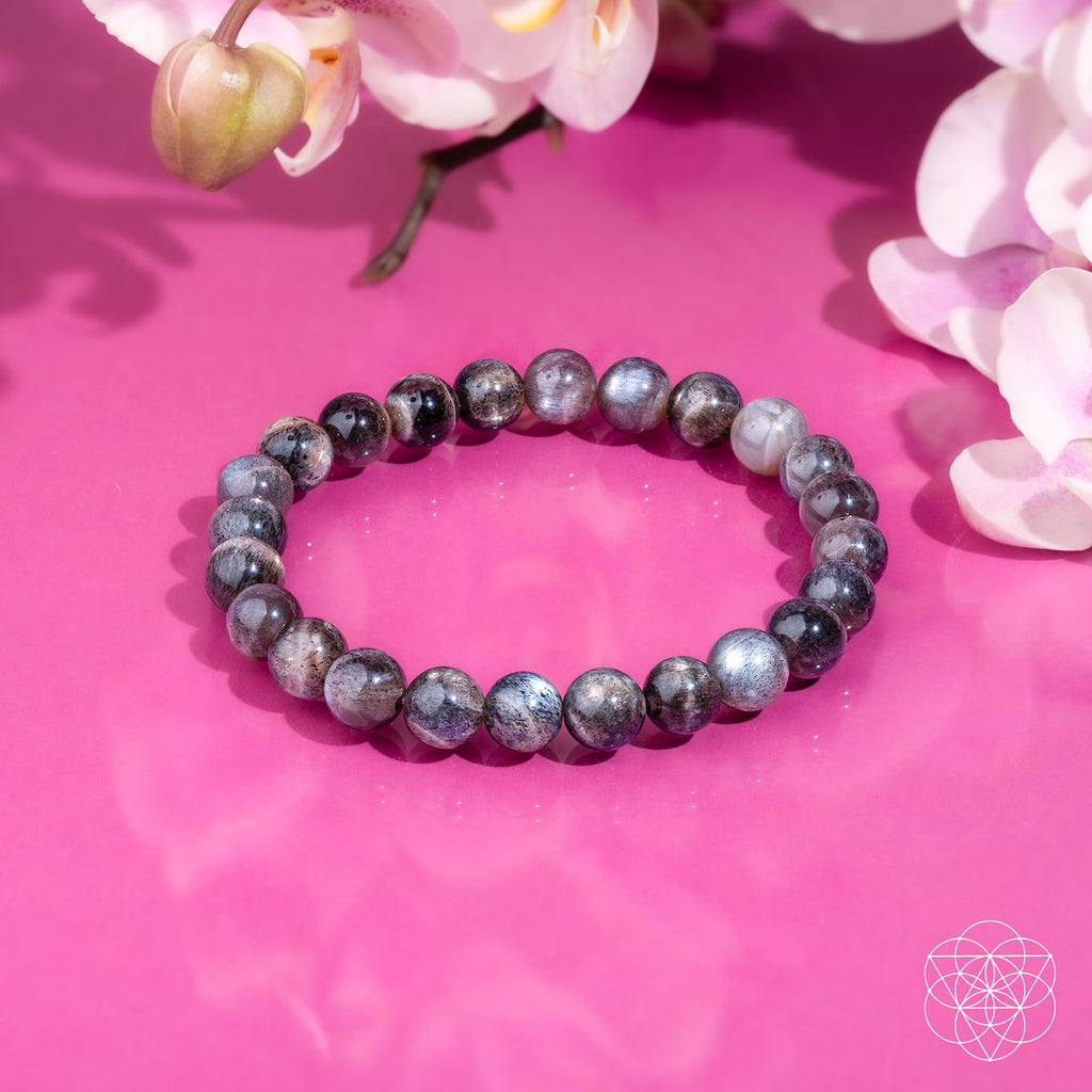 Black Moonstone Boundaries Bracelet