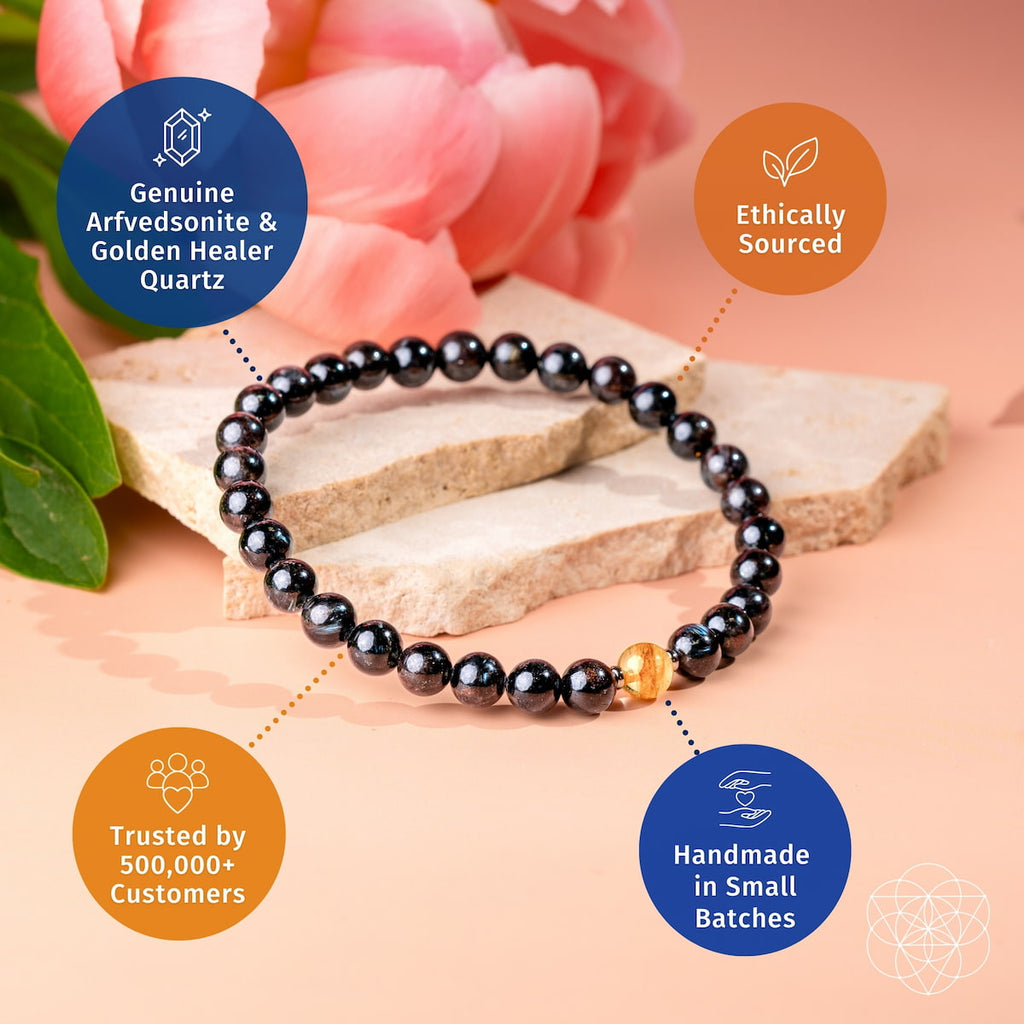 Arfvedsonite Vision Stone Bracelet | 6mm