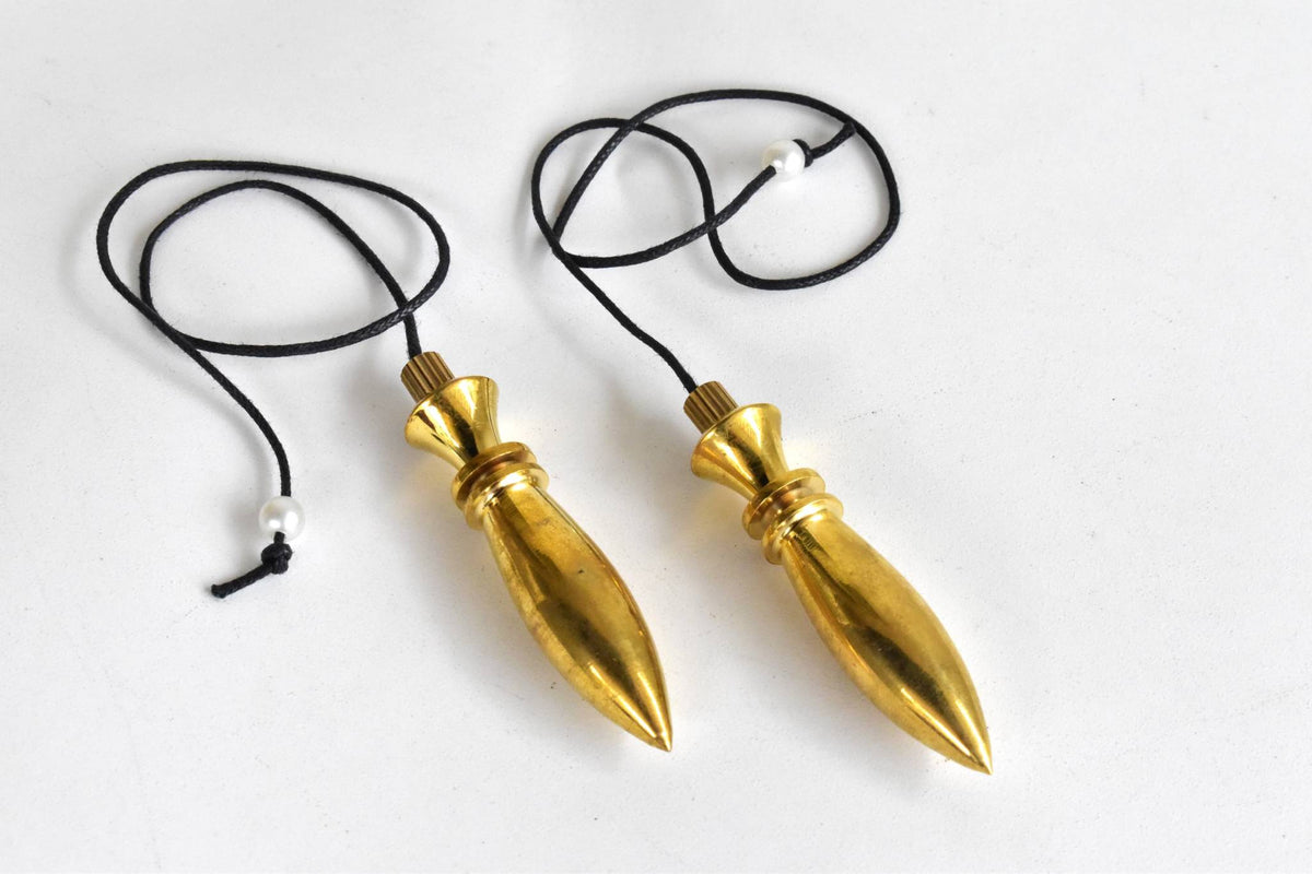 Bullet Brass Pendulum Silver Metal Egyptian Pendulums – Thorn & Thimble