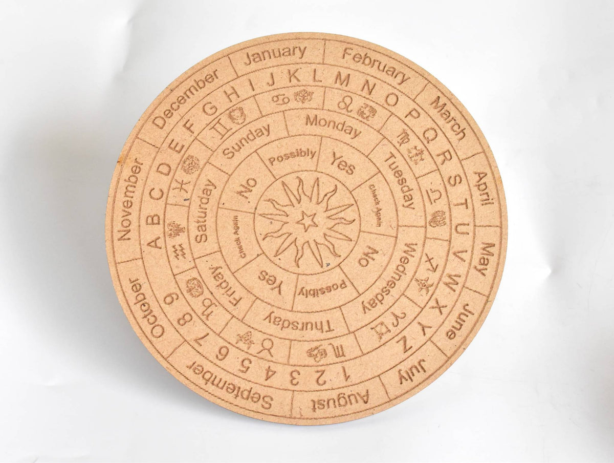6" Dowsing Pendulum Crystal Grid Board – Thorn & Thimble
