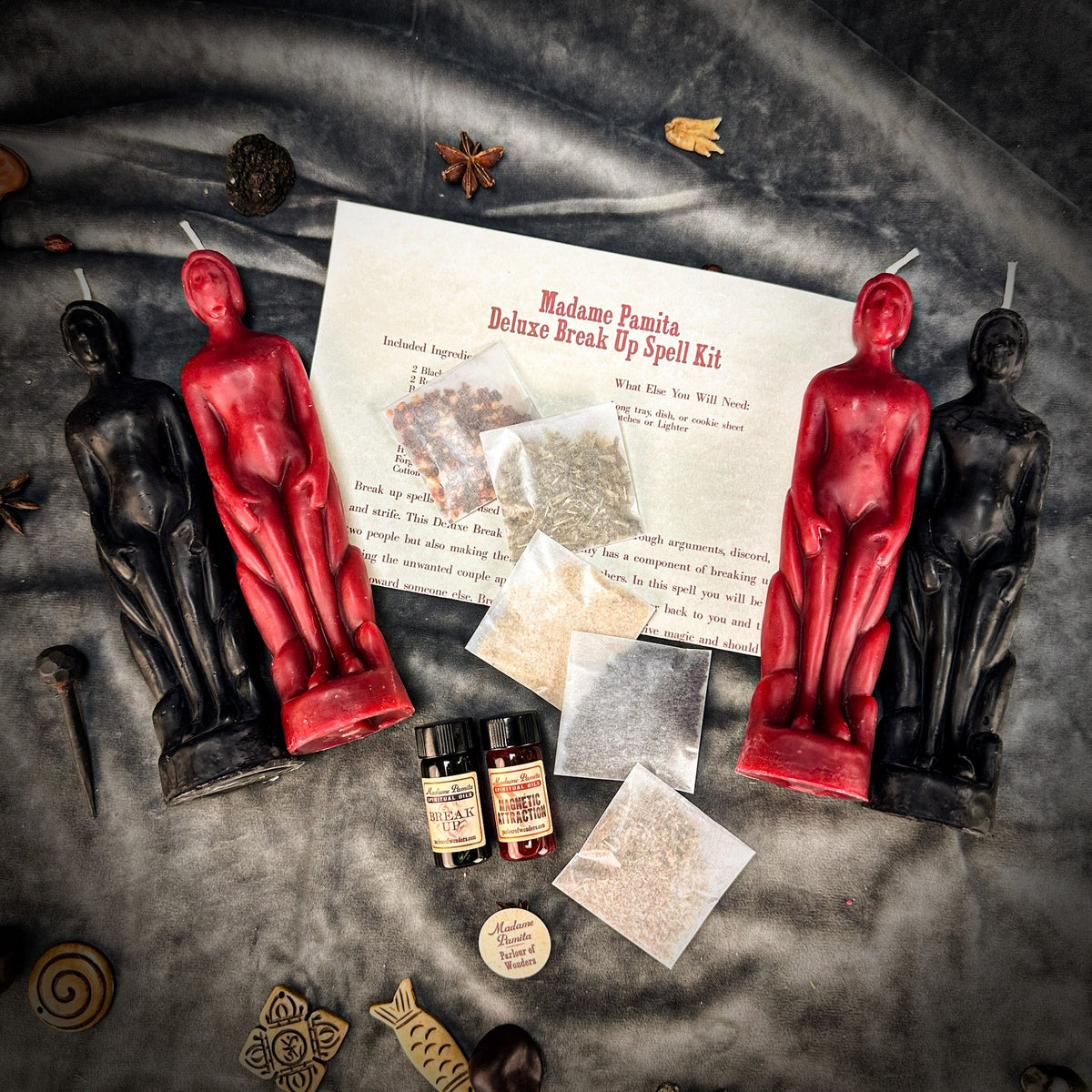 Deluxe Break-Up Candle Spell Kit – Gender Neutral Figures – Thorn & Thimble
