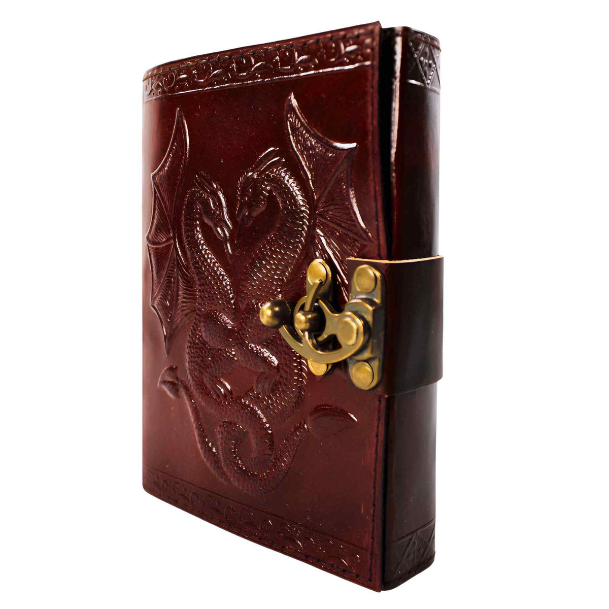 Double Dragon Leather Journal – Thorn & Thimble