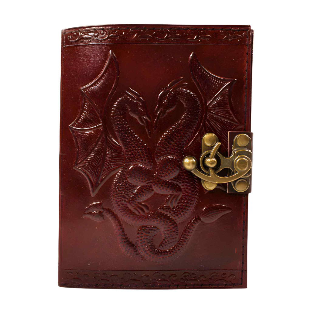 Double Dragon Leather Journal – Thorn & Thimble